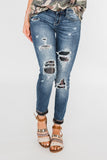 Judy Blue Camo Peekaboo Patch Jeans