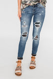 Judy Blue Camo Peekaboo Patch Jeans