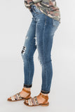 Judy Blue Camo Peekaboo Patch Jeans