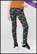 RTS - Kids Colorful Spiders Leggings w/ Inside Pockets