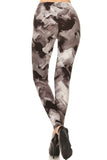 Brush Stroke Print Leggings