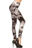 Brush Stroke Print Leggings