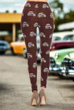 Classic Car Print Soft Leggings