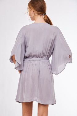 Embroidered Flared Dress
