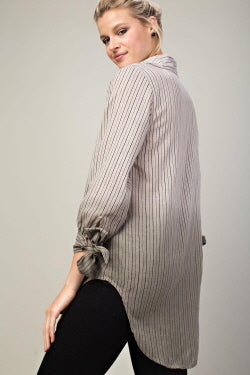 Dip Dye Button Down Shirt