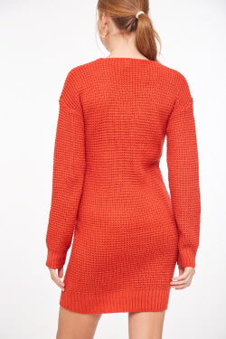 Long Sleeve Sweater Dress