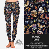 Wizard Magic Life Kids Leggings w/ Pockets