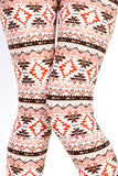 Aztec Cream Spice Leggings