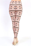 Aztec Cream Spice Leggings