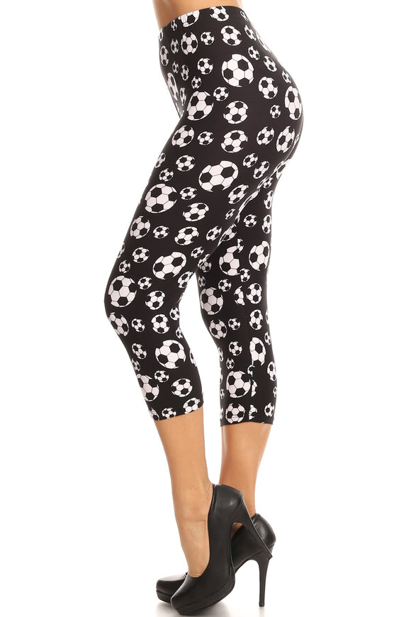 Soccer Print Leggings