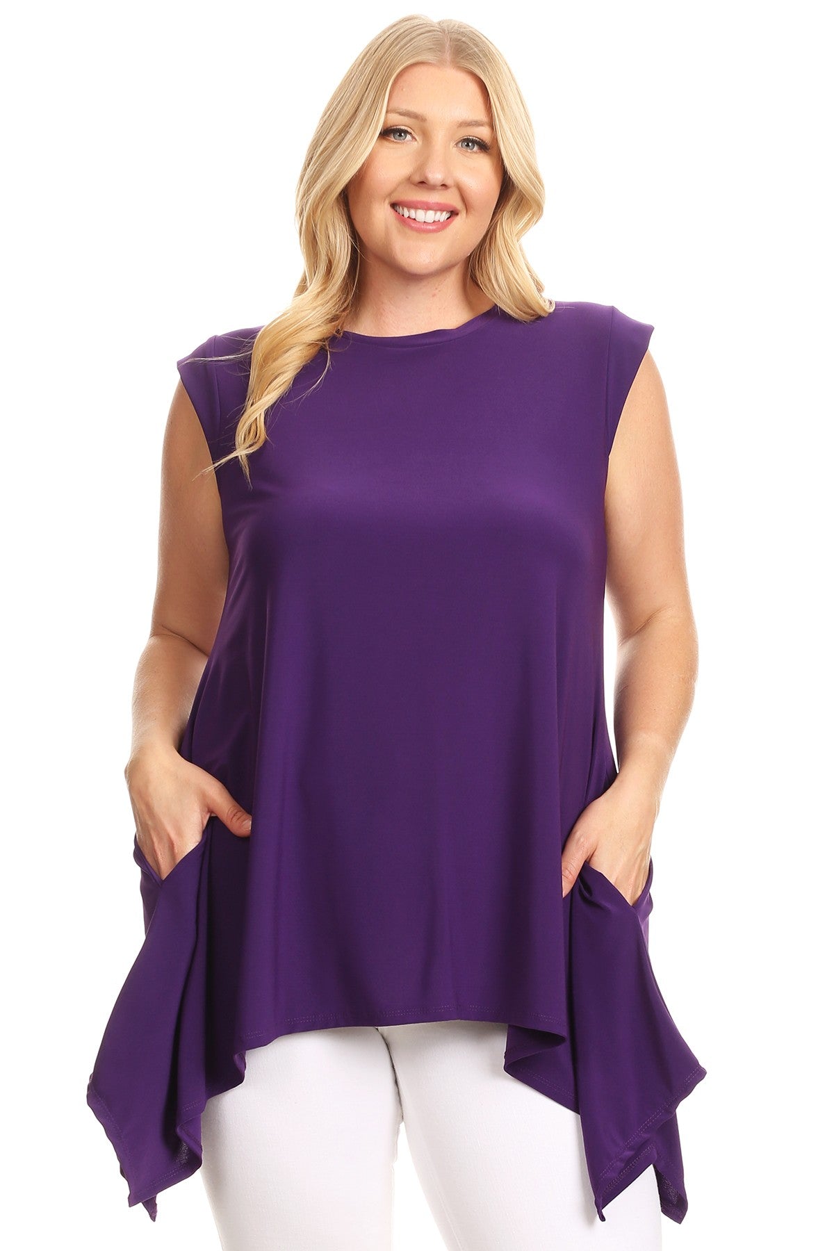 Solid Sharkbite Top with Pockets