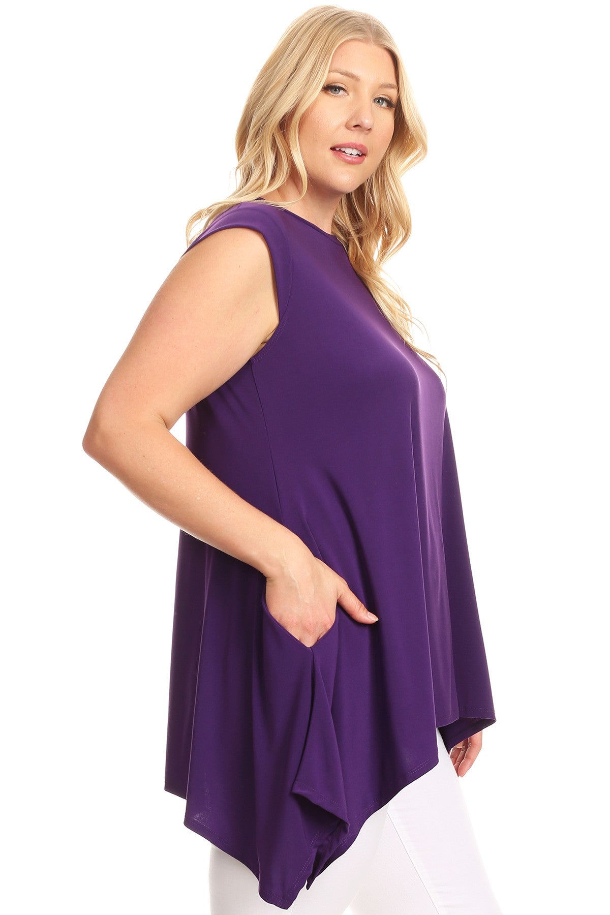 Solid Sharkbite Top with Pockets