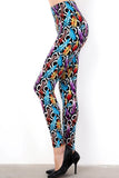 Colorful Feather Print Leggings