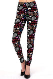 Bicycle Love Print Soft Leggings