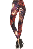 Firework Print Soft Leggings