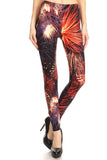 Firework Print Soft Leggings