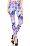 Fractured Galaxy Print Leggings