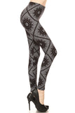 Lattice Bandana Print Leggings