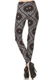 Lattice Bandana Print Leggings
