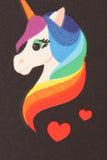 Rainbow Unicorn Print Leggings - Capri or Full - Adult & Kids Sizes