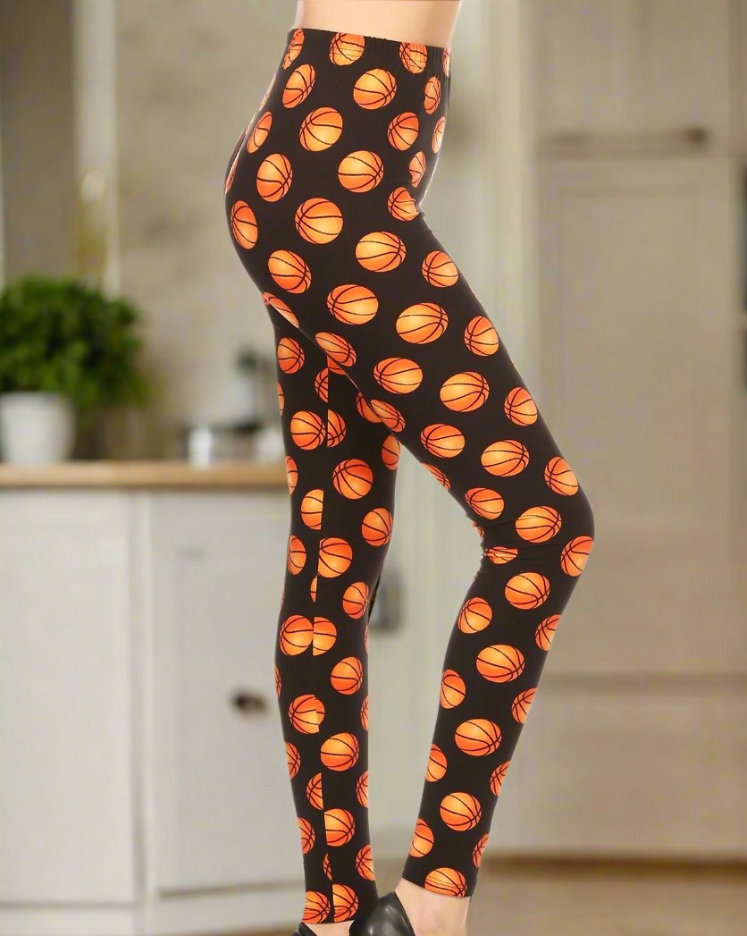 Basketball Print Leggings