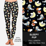 Sleepy Pup Leggings w/ Pockets