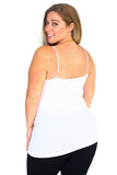 Seamless Strappy Caged Stretch Cami Top - Black or White