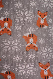 Foxes & Snowflakes Holiday Print Leggings