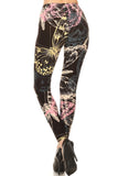Graffiti Large Butterfly Leggings - Adult & Kids Sizes