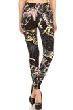 Graffiti Large Butterfly Leggings - Adult & Kids Sizes