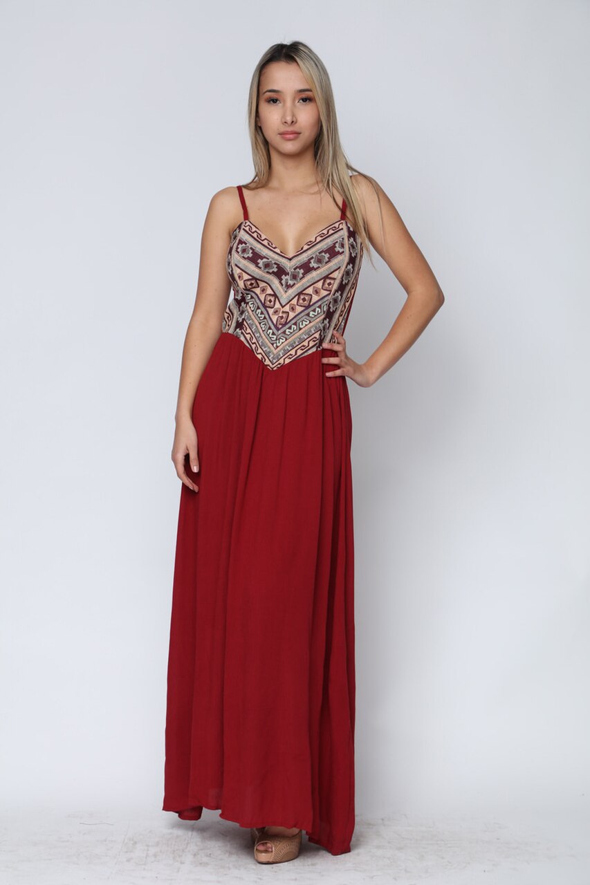 Tapestry Strappy Dress