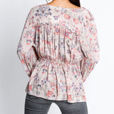 Floral Bell Babydoll Top