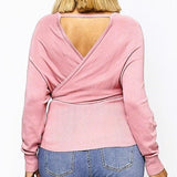 Wrapped Sweater Top