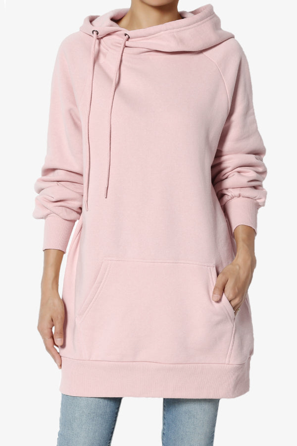 Side Tie Tunic Hoodie
