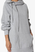 Side Tie Tunic Hoodie