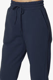 Active Lounge Fleece Drawstring Elastic High Waist Jogger Sweatpants w/ Pockets