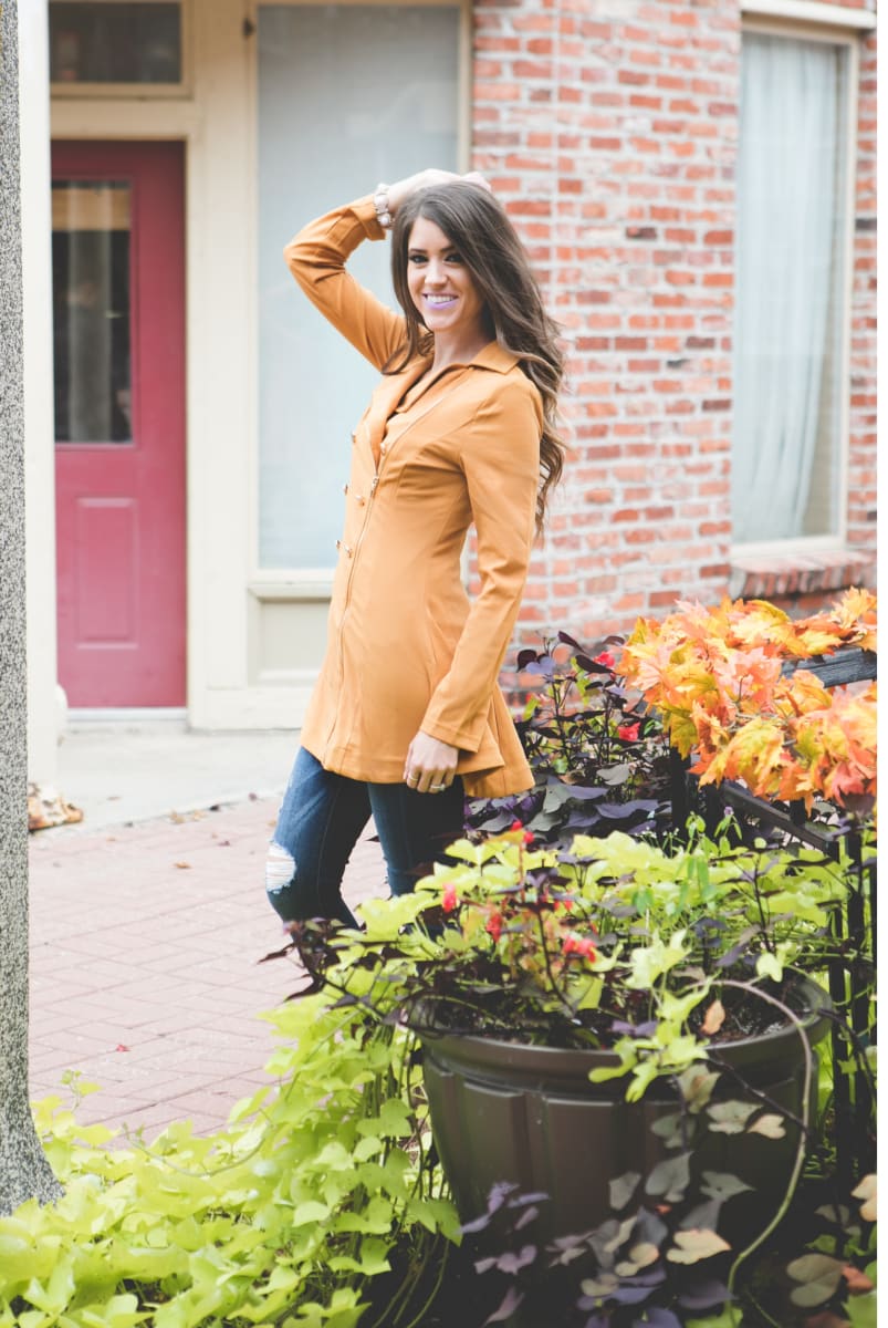 Double Breasted Peacoat Ladies Jacket