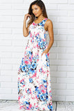 Floral Maxi Dress With Pockets