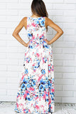Floral Maxi Dress With Pockets
