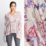 Floral Bell Babydoll Top