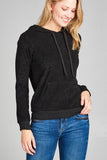Kangaroo Pocket Hoodie Top
