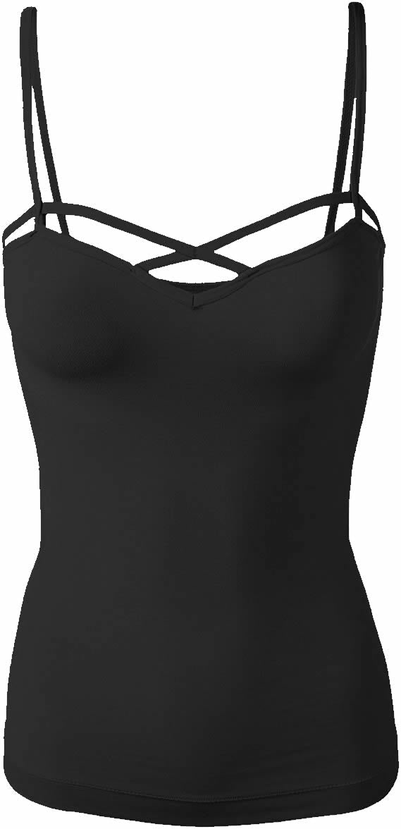 Criss Cross Strappy Seamless Cami