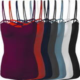 Criss Cross Strappy Seamless Cami Top