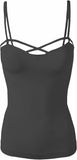 Criss Cross Strappy Seamless Cami Top