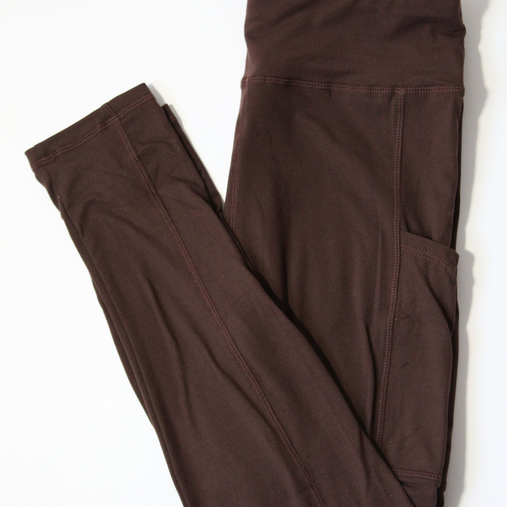 Magic Pocket Legging - Chocolate Full Length