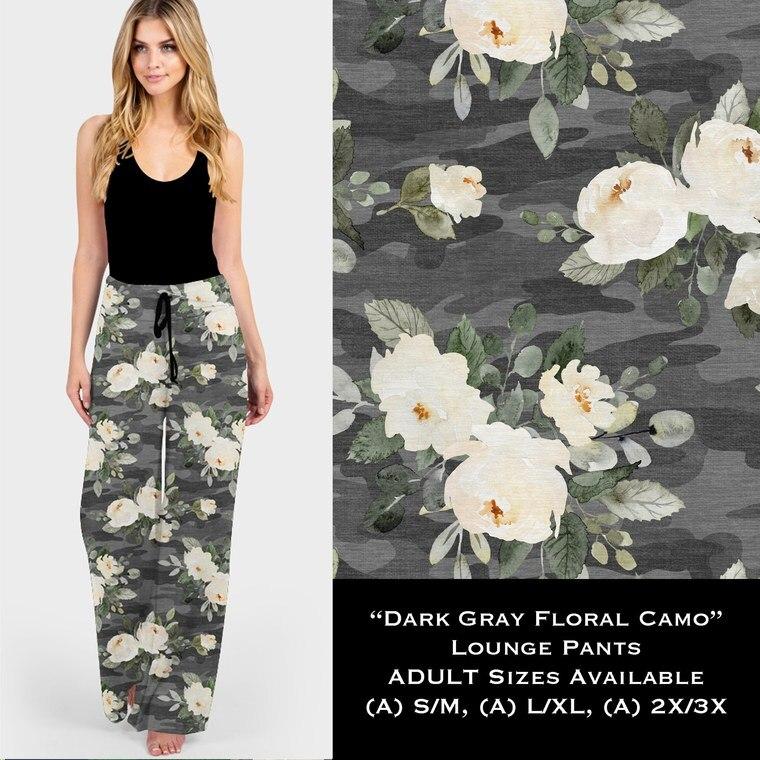 Gray Floral Camo Loungers