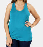 Smooth Stretch Jersey Racerback Tank Top