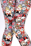 Cute Alien Monster Soft Leggings - Adult & Kid Sizes
