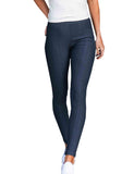 AMAZING Denim Leggings with Pockets - High Waist Jeggings - Tummy Control Shaping - MULTIPLE COLORS