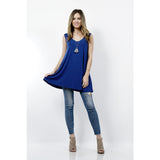 Sleeveless Pocket Tunic w/ Pockets